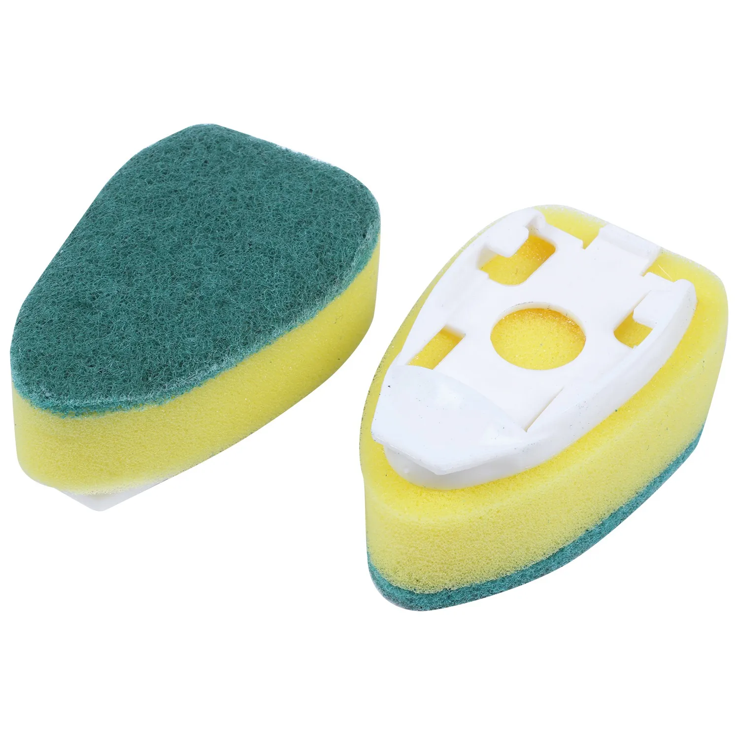 18 Pieces Dish Wand Refills Replacement Sponge Heads Scouring Scrubber Pads  Heavy Duty Dish Wand Sponge for Kitchen Sink Cleanin - AliExpress