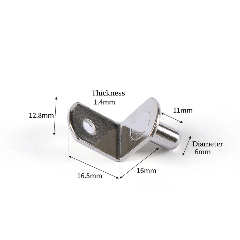 

Furniture Home Bookcase Shelf Support Peg Bracket Studs Pegs 16.5x16x12.8cm 20Pcs Anti-corrosion Hard L-Shaped