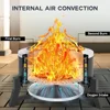 Fire Basin, 22 Inch Portable Low Smoke Bonfire for Outdoor Picnics, Camping, Courtyards, and Backyards 5