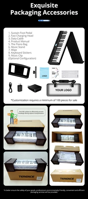 TERENCE V30 Folding Piano 88鍵盤 Discover the Beautiful Foldable