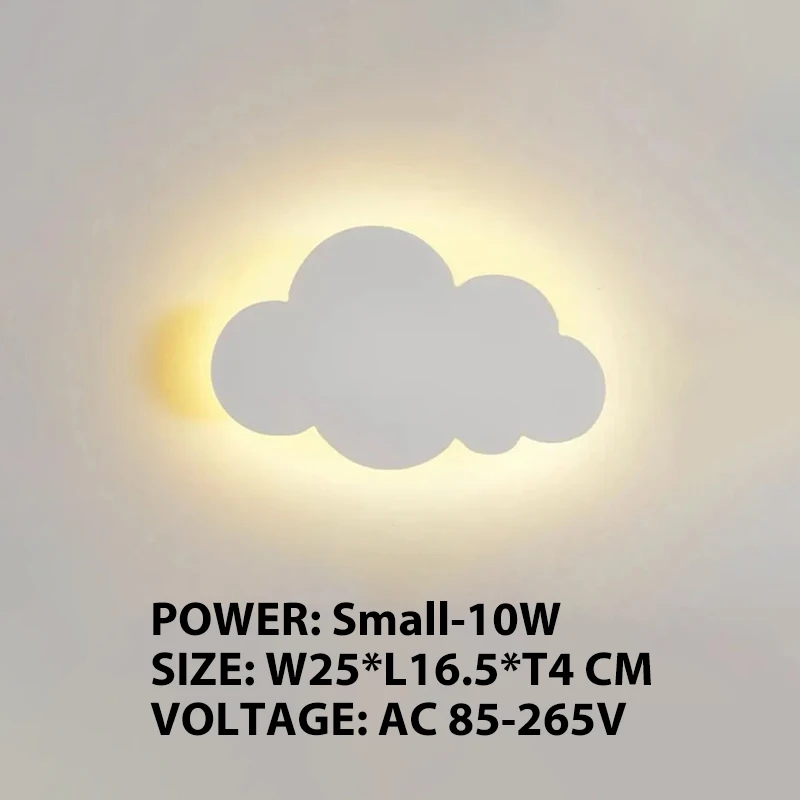 جميل LED داخلي الجدار مصباح موردن سحابة تصميم ديكو...