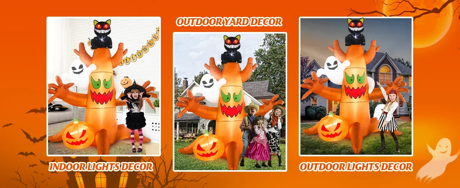 halloween decorations outdoor tree