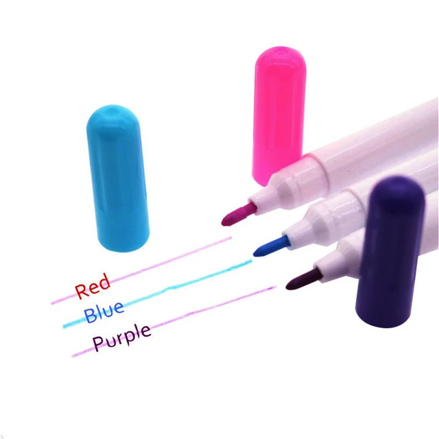 24pcs Water Soluble Disappearing Pen Ink Fabric  Marker Disappearing  Fabrics - 24pcs - Aliexpress