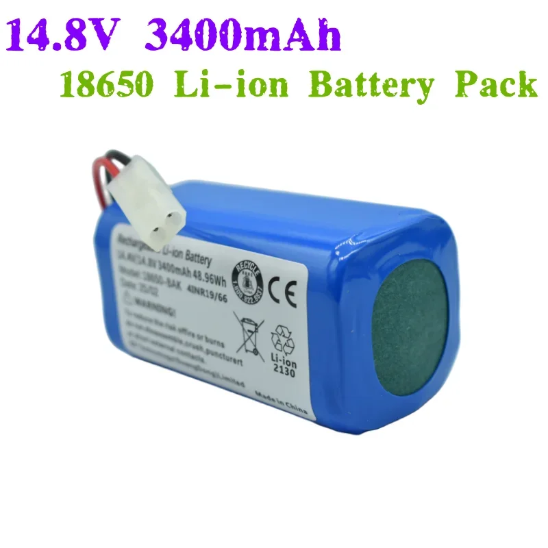 Nastima 5300mAh Lithium Ion (Li-ion) Battery For Xiaomi Mijia Robot Vacuum Cleaner 2nd Roborock S50 S51 S55 (CE Approved