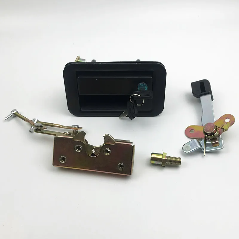 

Excavator accessories Yuchai 85-8/6 Yuchai 135 excavator door lock assembly lock block outer/inner handle Free shipping