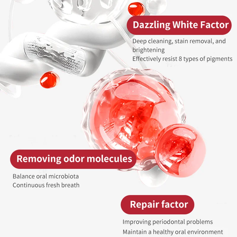 100g Probiotic Toothpaste Whitening Tooth Remove Plaque Stains Teeth Whitener Oral Hygiene Clean Fresh Breath Oral Care teeth whitening product teeth whitening essence teeth health product