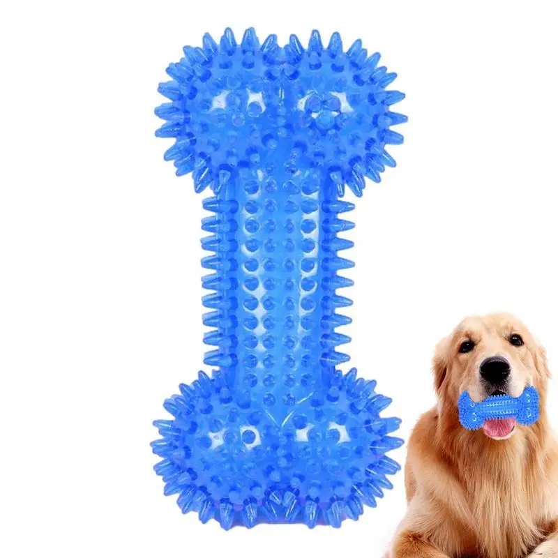 

Super Chew Dog Toy Safe And Durable Interactive Puppy Game Toy Bone-Piercing Shape Interactive Puppy Game Ball Toys