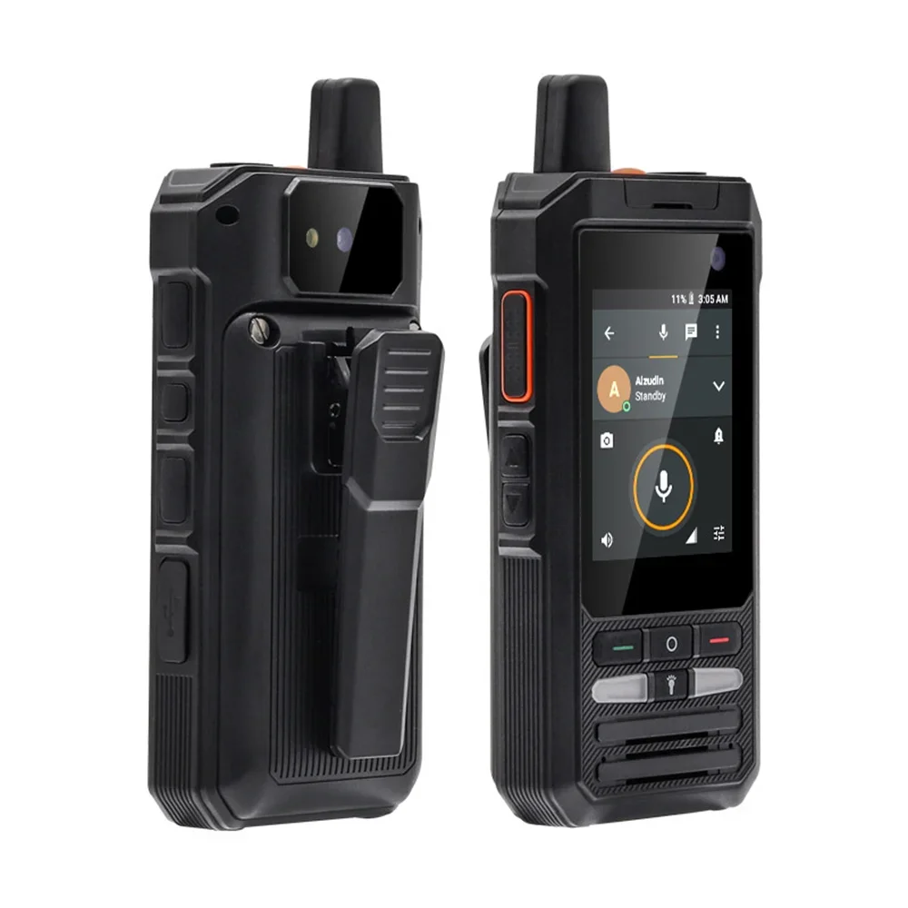UNIWA F80S POC Walkie Talkie 4G Rugged Phone Spreadtrum Quad Core 1GB+8GB 5300mAh Battery 2.4Inch 1.4GHz Android 10 Mobile Phone 2