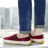 Autumn Fashion Men Canvas Shoes Breathable Men's Casual Slip on Loafers Male Flats Shoe 2025 Fisherman Shoes Zapatos Hombre 5