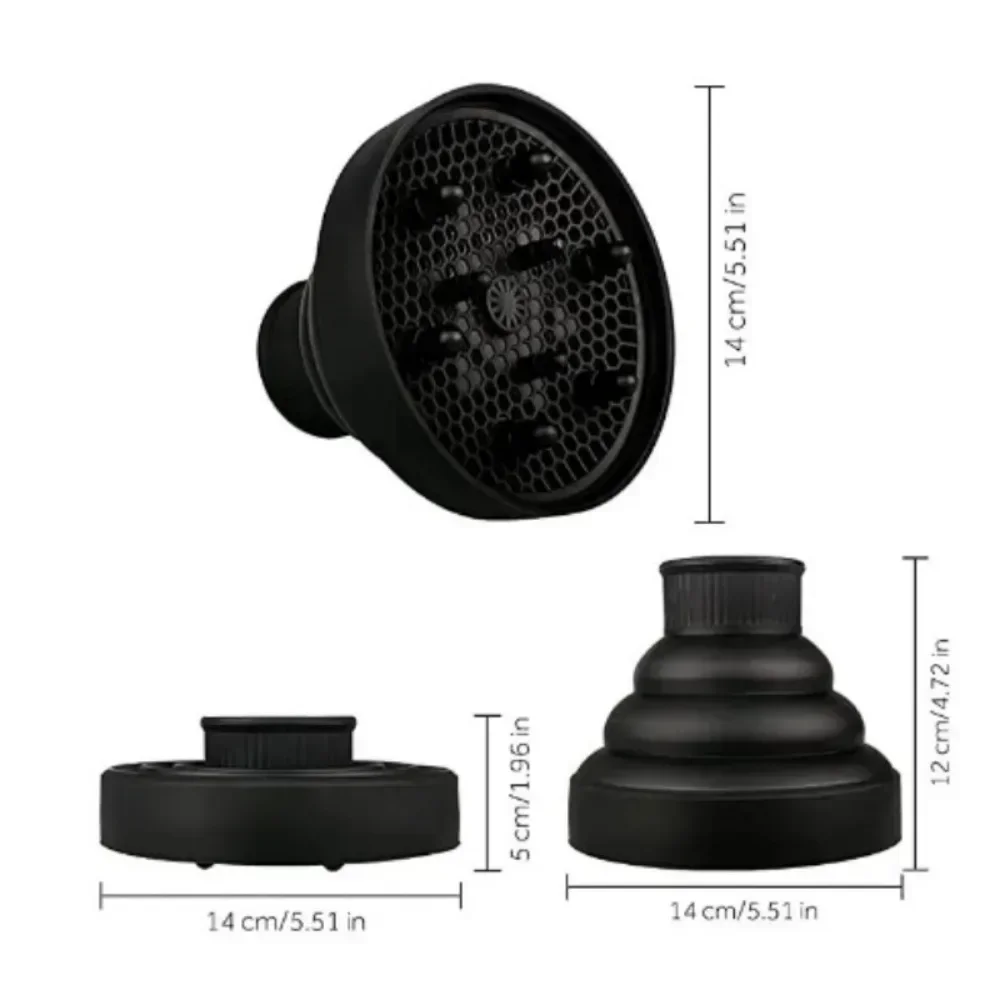Silicone Hairdryer Diffuser Cover Universal Drying Blower For Curls Hairdressing Styling Tools Accessories Hair Salon Equipment hair dryer diffuser