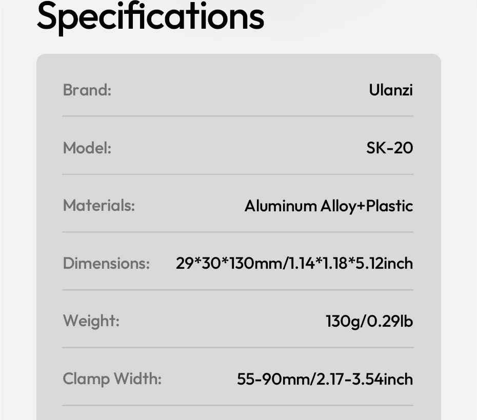 Travel Phone Holder Foldable Tripod with Phone Clip & Bottom Clamp for Multi-ang