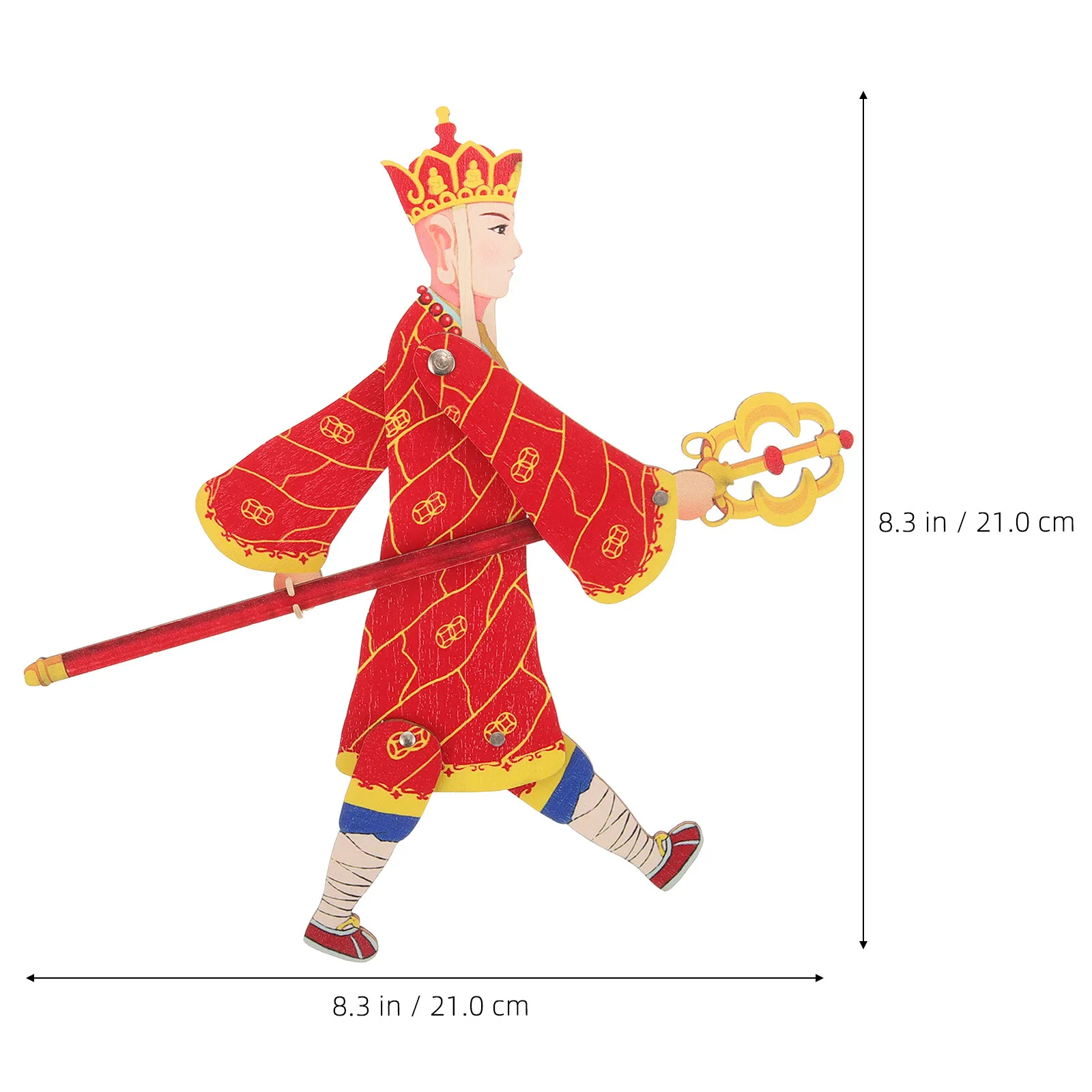 중국 전통 그림자 인형 만들기 키트 어린이용 컷아웃 장난감 손인형