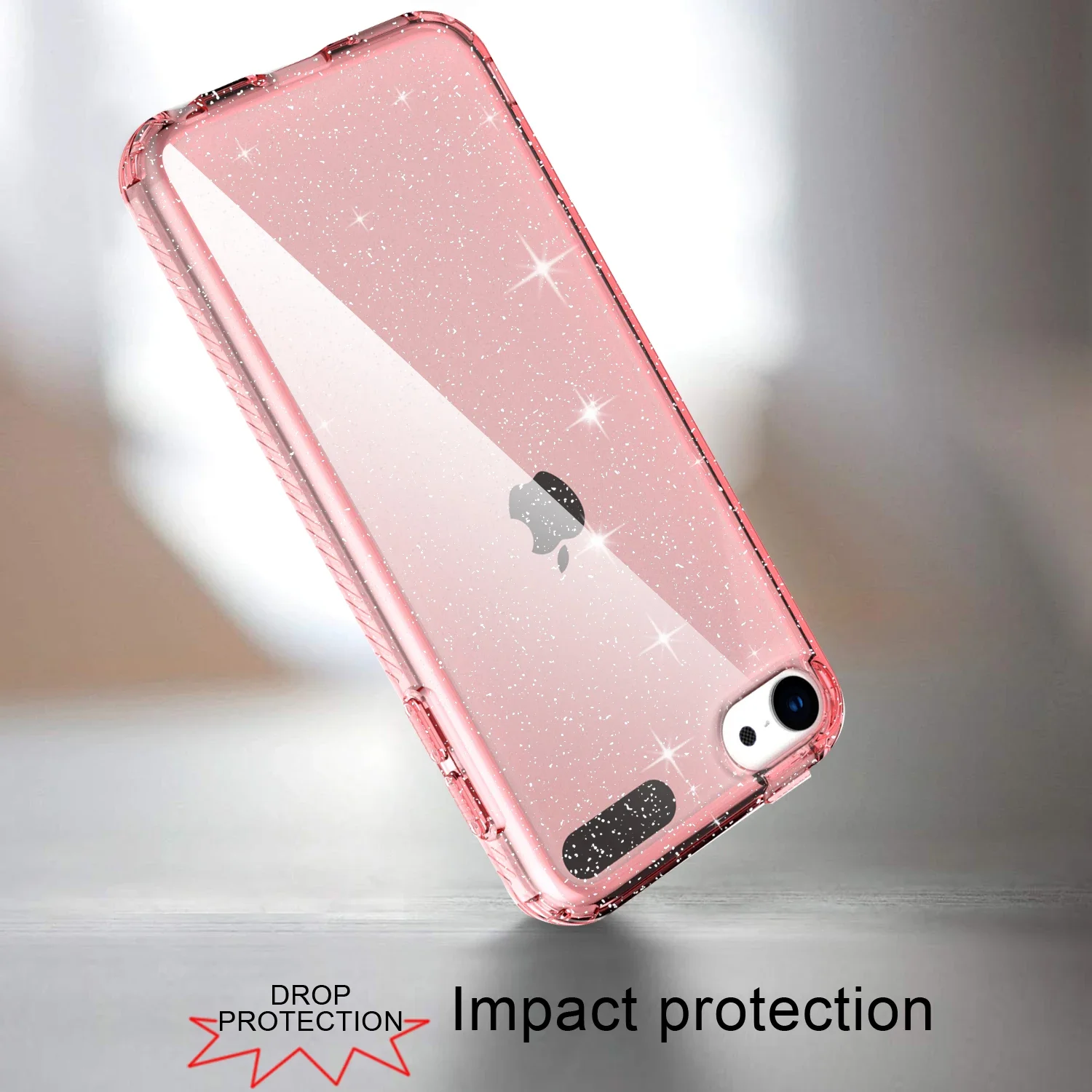 Luxury Bling Soft Silicone Shockproof Transparent Protective Case