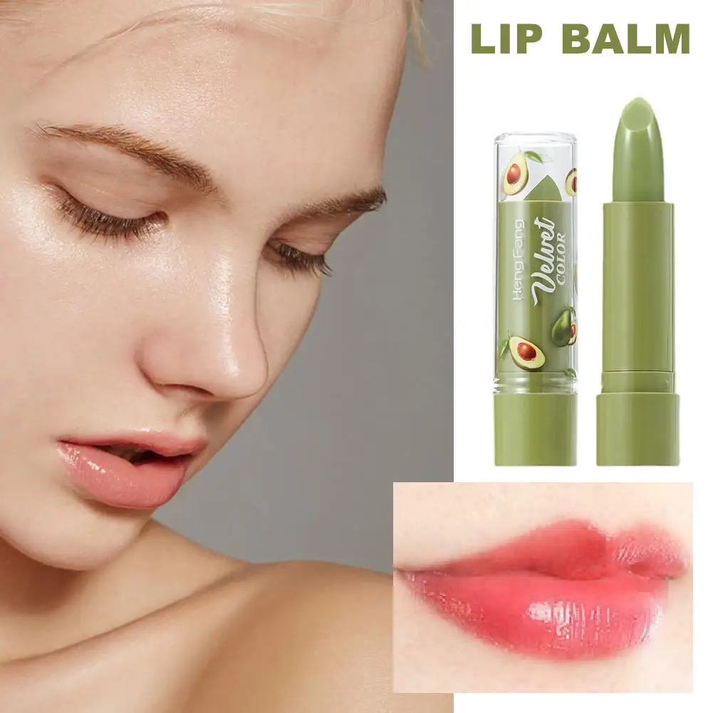 Avocado Lip Balm Green Velvet Jelly Matte Lipstick Spring And Summer Non-stick Color Changing Lip Gloss Lasting Moisturize 30pcs 3 5g lipstick tubes cosmetic jar super flash red empty lip balm organizer bling spring press sticker makeup container