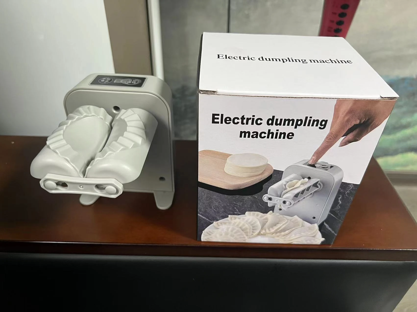 S503b9a6f9dcc48b3bd83a1f0f9c56b57U Automatic Electric Dumpling Maker Machine Dumpling Mould Pressing Dumpling Skin Manual Mould Ravioli Tool Kitchen Accessories