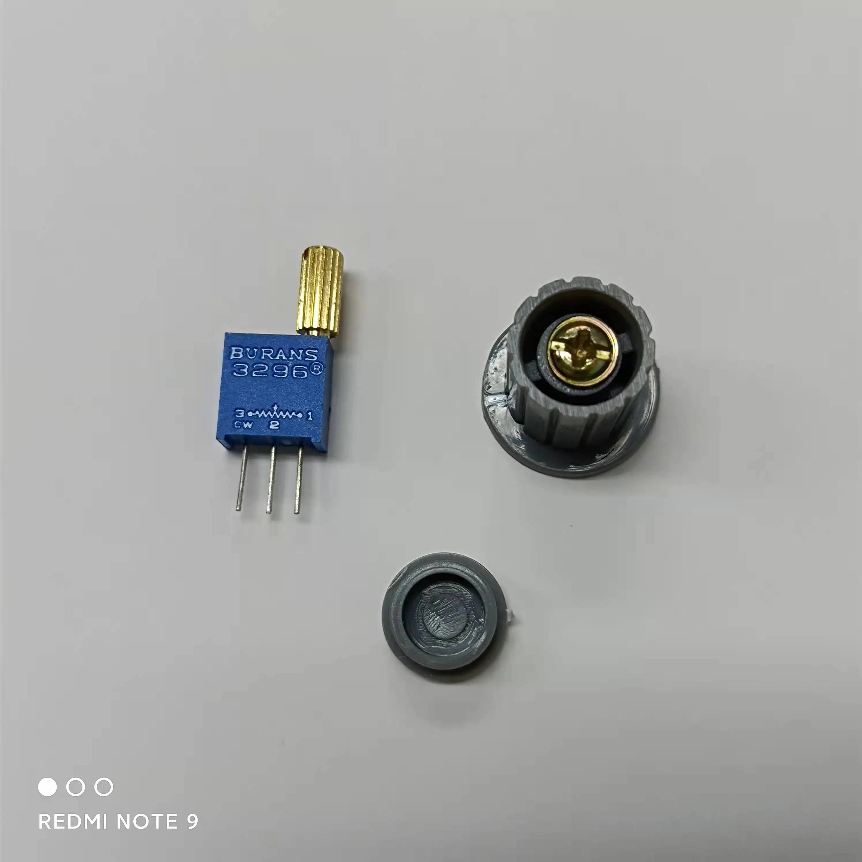 5PCS 3296W Burans Knobs Potentiometer ResistanceOhm Trimpot Trimmer 1K ...