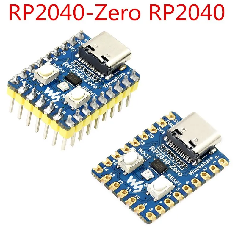 

RP2040-Zero дешевая высокопроизводительная макетная плата Pico-Like MCU на основе микроконтроллера Raspberry Pi RP2040 Mini ver