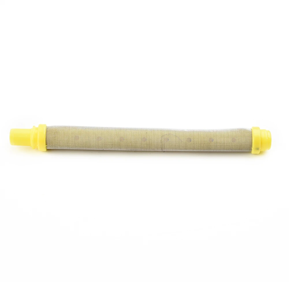 

100% Brand New 100mesh Filter Resistance To Compression Spray Tool YELLOW 100Mesh 304 Stainless Steel Filter Insert Length 103mm