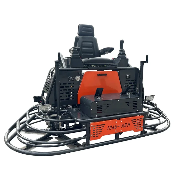 hydraulic concrete power trowel concrete finishing machinegasoline engine ride on