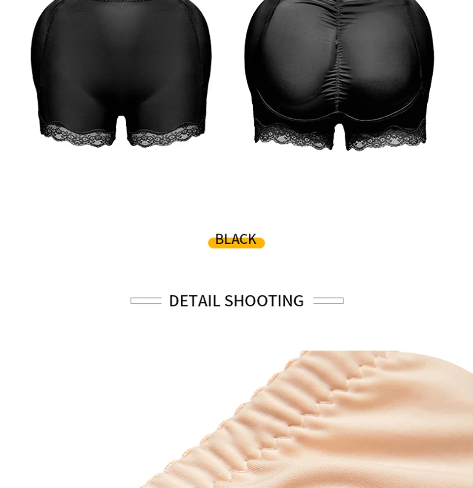 Frauen gepolsterte Höschen sexy gefälschte Arsch Butt Lifter Schlüpfer niedrige Taille Unterwäsche Beute Hüfte Enhancer Shorts volle Abdeckung Pads unter Kleid – Detail 16