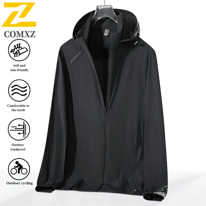 Couple's Summer UV Protection Jacket UPF50+ Detachable Hood Fishing Skin Coat Ultra Lightweight for Hiking Camping Outdoor Sport