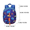 Infant Baby Dinosaur Safety Harness Backpack Toddler Kids Canvas Leash Anti-lost Kindergarten Bag Children Animal Schoolbags 3