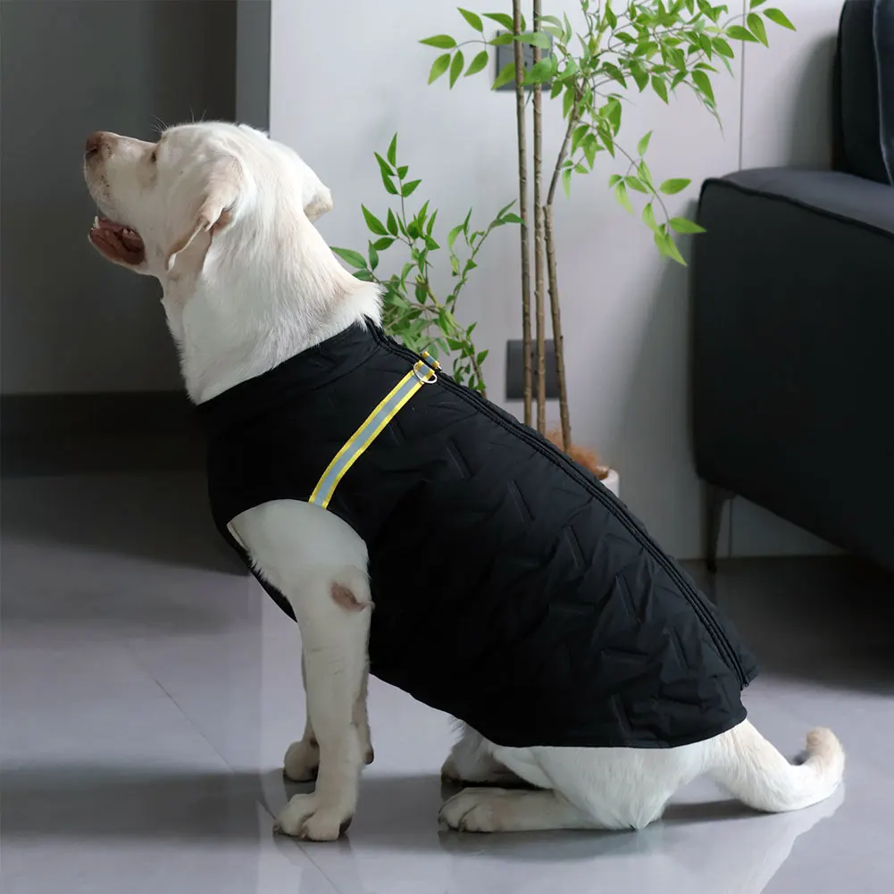 Universal 1.5-32.5kg Winter Dog Vest Coat Warm Waterproof Vest Golden Retriever Big Dog Clothes for Small Medium Large Dogs