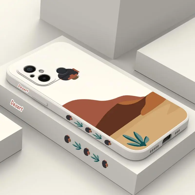 Custodia Per Telefono In Silicone Sand Dunes Per Xiaomi Redmi 12C 10C 9 12 10 11A 10A 9A 9T A1 9C Cover