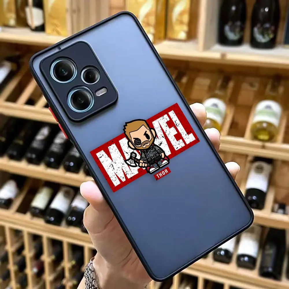 thumbnail image 1 of Funda mate para Redmi NOTE 12 11 10 11S 10S 9 9S 9T 8 7 6 5 3PRO PLUS 4G 5G Funda Shell los guapos dibujos animados de Los Vengadores de Marvel, 1 of 5