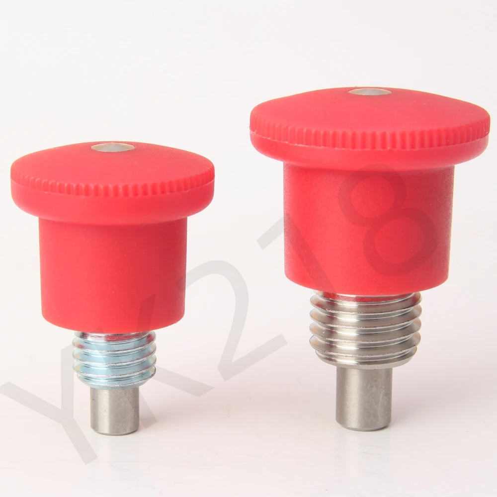 Large Stock YK218 Three Colors Plastic Knob Position Dowel Spring Locating Indexing Plungers With Locking Nose