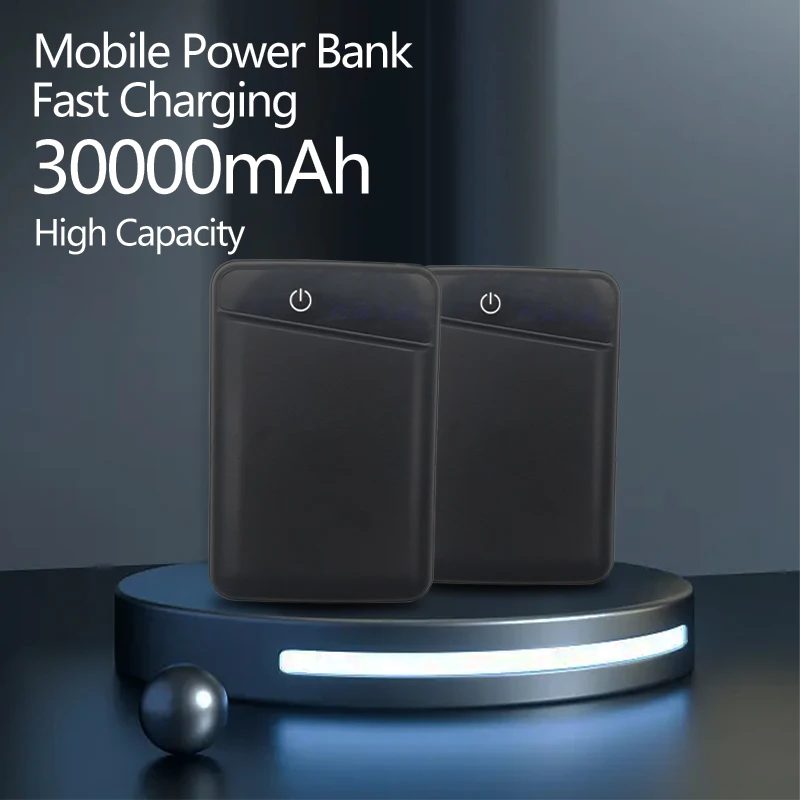Power Bank 30000Mah Caricabatterie Per Cellulare Portatile Batteria Esterna Power Bank Ricarica Rapida, Per Iphone 13 Xiaomi Power Bank