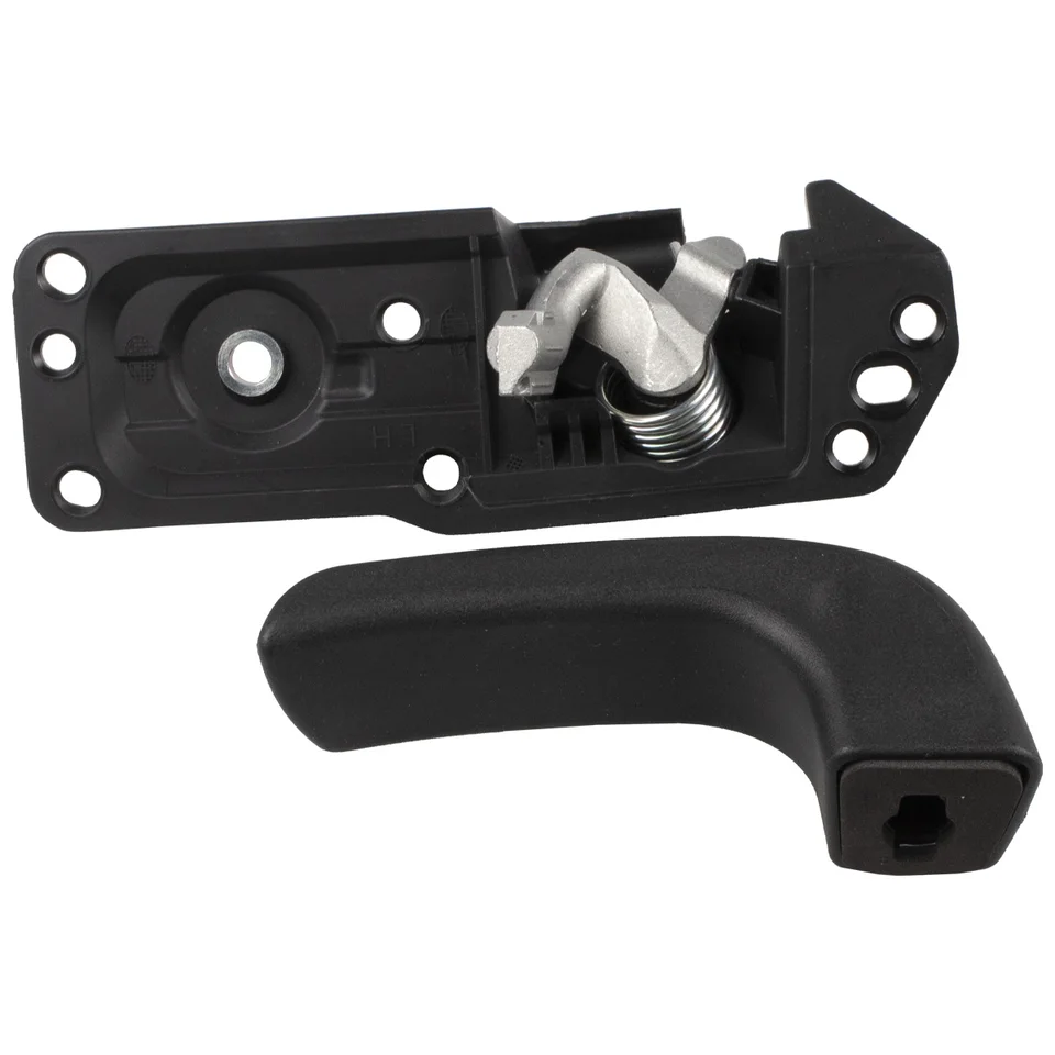 Alerón trasero compatible con Chevy Silverado 1500 2007-2013 2007-2013 para GMC Sierra 1500 Moldura de puerta trasera ABS negro mate