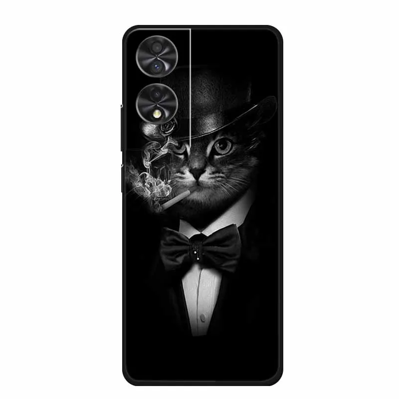 Sleek Black Silicone Shockproof Phone Case - TCL 40 NxtPaper