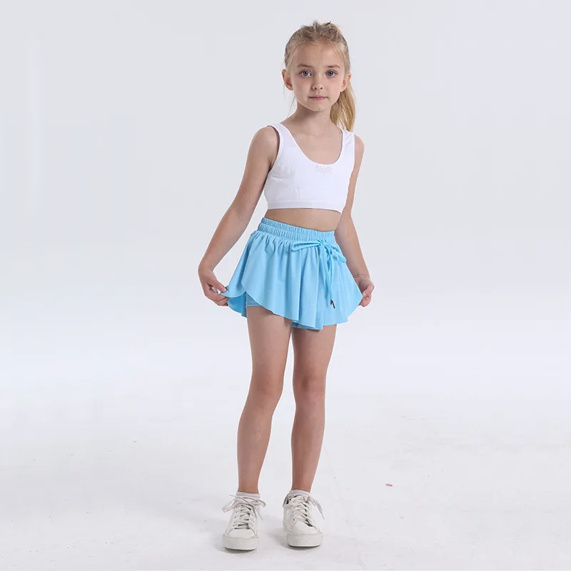 Children Shorts Girls Flowy Butterfly Shorts Athletic in - Main Image