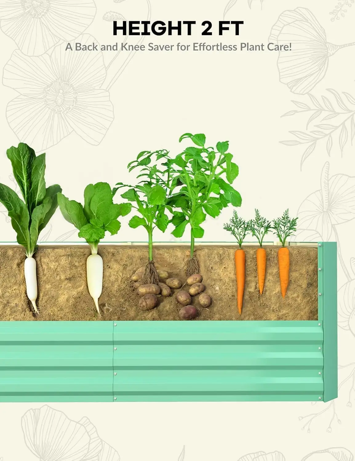 Galvanized Raised Garden Bed 5