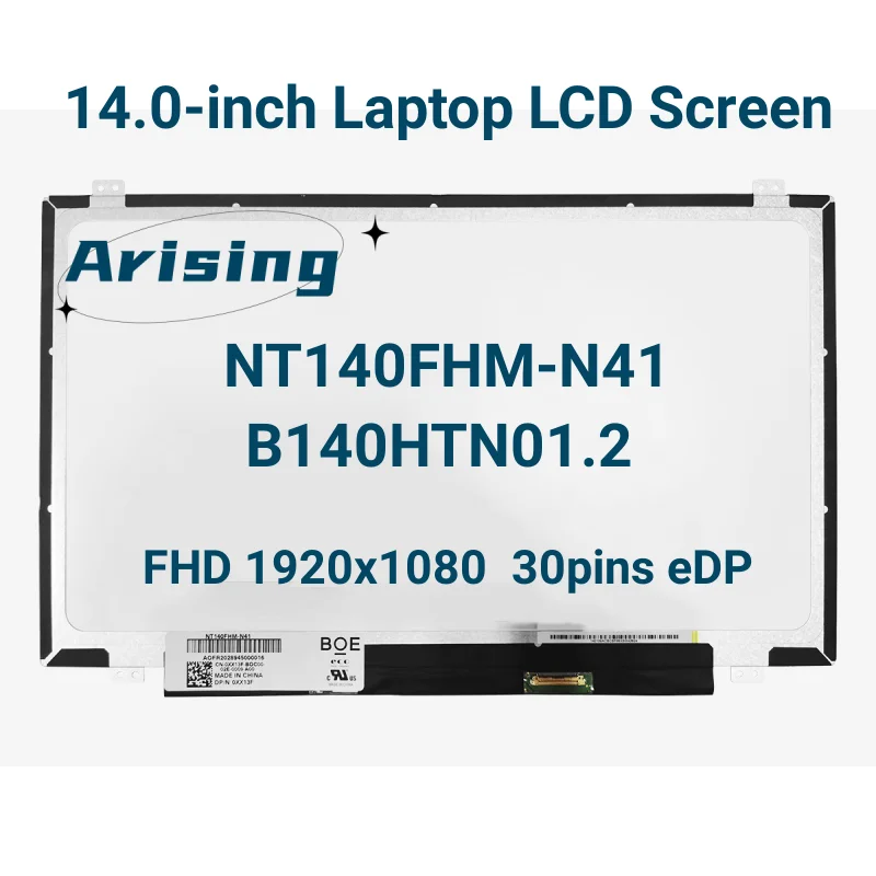 

14.0-inch Laptop LCD Screen NT140FHM-N41 B140HTN01.2 For Lenovo V145-14 V310-14 V330-14 V510-14 ideapad 120S-14 320-14 330-14