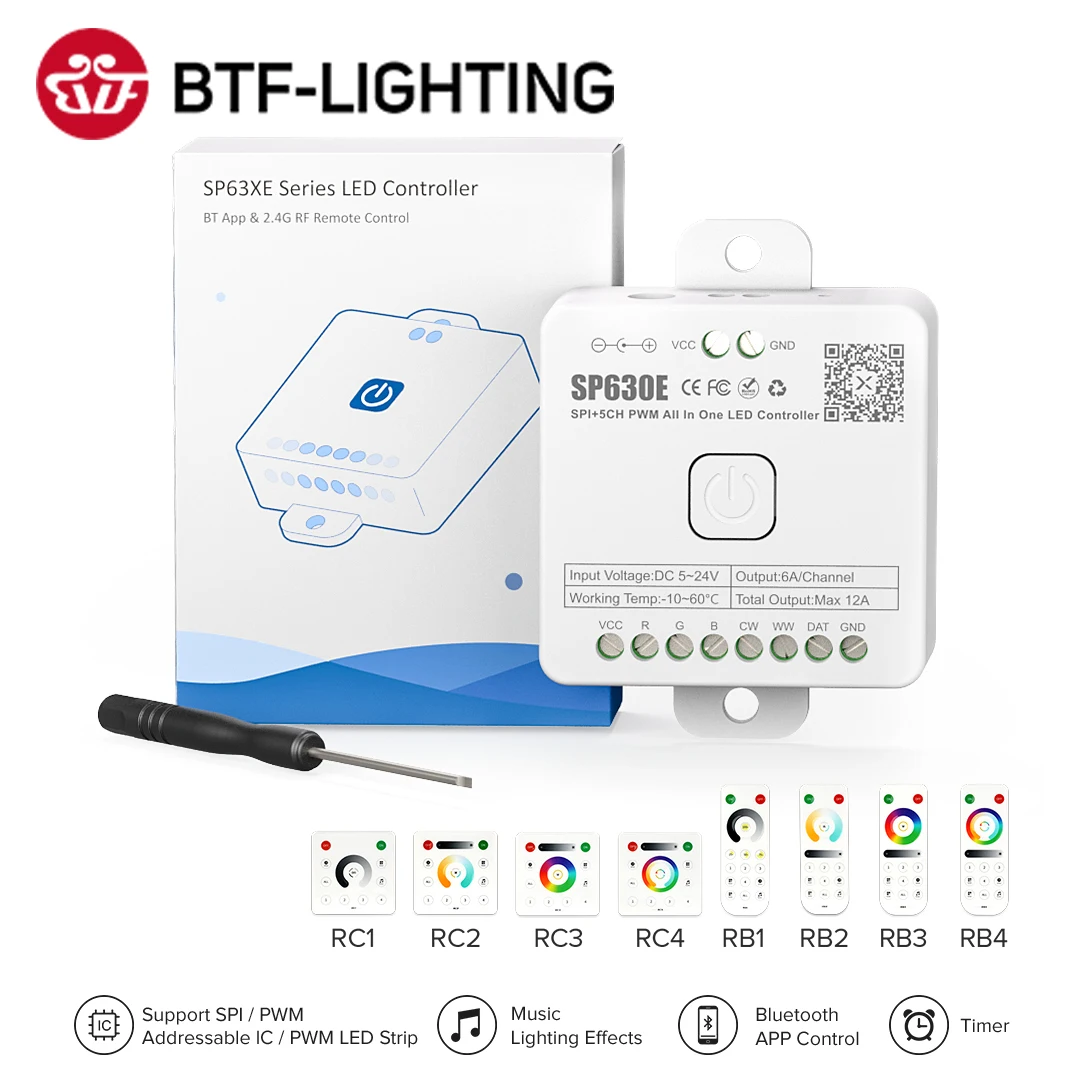 WS2811/WS2812B Led RF Remote Wireless Controller – BTF-LIGHTING