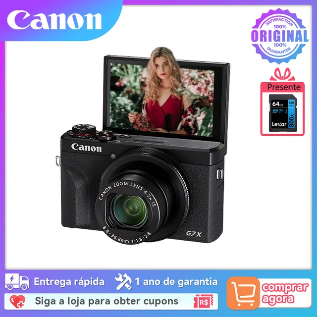 Canon PowerShot G7X Mark III Portable Small Digital Camera Optical Zoom  With Large Aperture 4K Video Shooting Card Camera - AliExpress