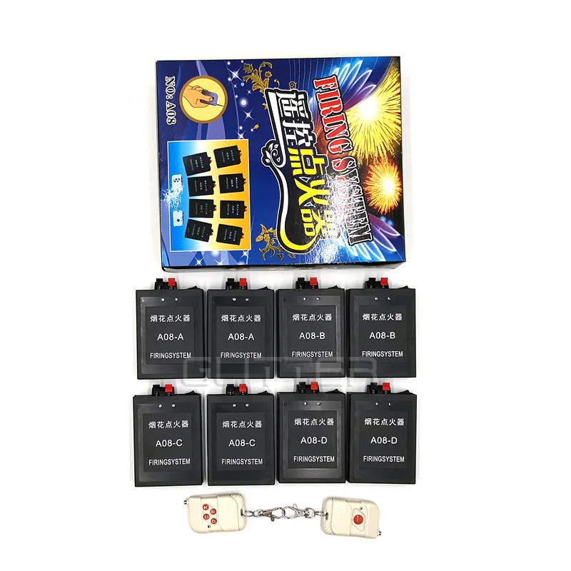 Remote control AA battery type 2 4 8 12 Channel wedding stage connection receiver balloon fire machine
