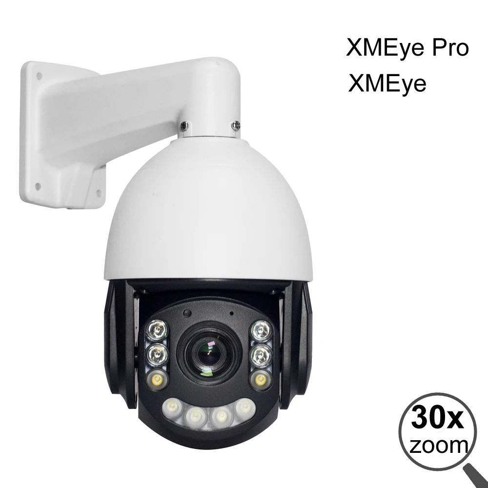 Xmeye Pro Ptz Ip Camera Onvif-Compatibile 5Mp Ir Night And Color Night Vision Human Detect 30X Zoom Poe Ptz Camera Audio Bidirezionale