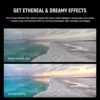 NEEWER 1/4 Black Diffusion /ND8/ND16/ND84 Phone Lens Filter, Quick Release Mist Filter For iPhone 16 Pro /Pro Max Phone Cage 6