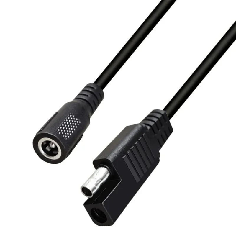 SAE to DC 5.5*2.1 Power Cord Cable For solar panels in car and motorcycle SAE to DC 5521 Power Cable Cord 5.5*2.1 Line