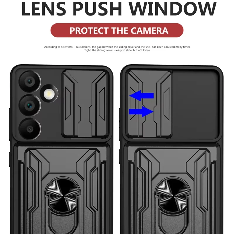 Heavy Duty Armor Case with Card Holder Slot Cover