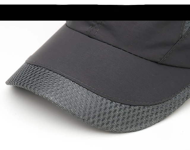 New Spring Summer Men Baseball Caps Male Breathable Mesh Snapback Hats Black Sport Dad Fishing Hats Cap For Men Dropshipping_voghion.com