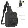 Tactical Gun Bag Pistol Bag Concealed Gun Carry Storage Bag Outdoor Shoulder Bag Chest Pack Sling Bag for Hunting Sport Pack 5