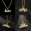 Lemegeton Custom Name Necklace Men Stainless Steel Jewelry Personalized Crown Pendant Customized Punk Thick Chain Party Gifts