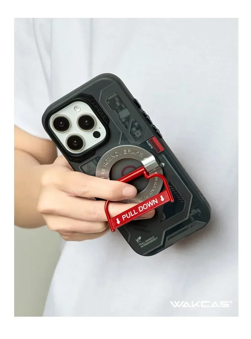 Wakcas Black Emergency Panel iPhone Case