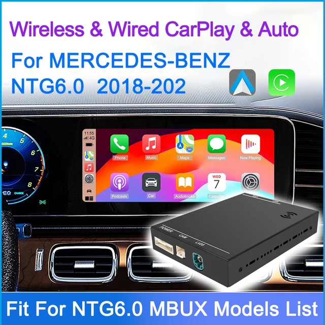 Screen Update Multimedia Carplay Interface For Mercedes Benz NTG6.0 MBUX  System Wireless Carplay Android Auto Mirroring - AliExpress