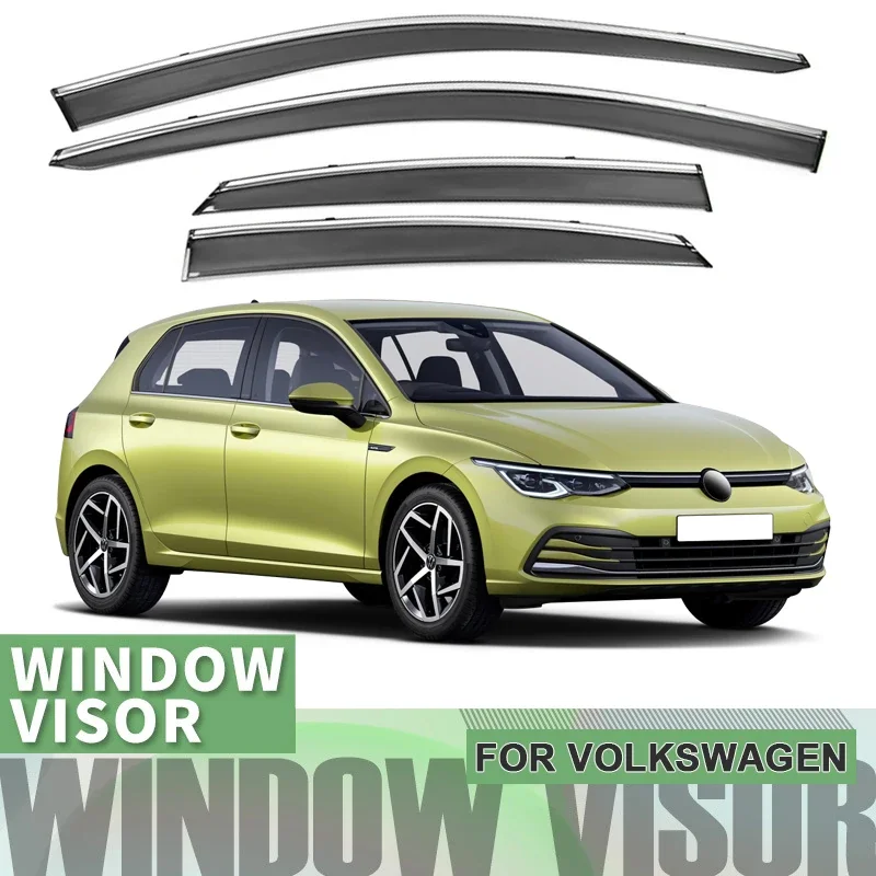 

Car Window Visor For Volkswagen POLO Hatchback TAOS JETTA ID.3 ID.4 PASSAT Sedan WAGON GOLF VARIANT TIGUAN Allspace 2005-2025