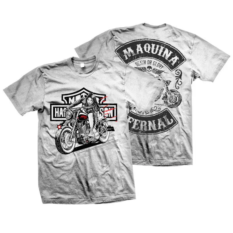 thumbnail image 1 of Camiseta de hombre Camisetas de hombre Ropa de calle Top de manga corta Rayas Anime Motocicleta Música Genial Secado rápido Suelto, 1 of 5